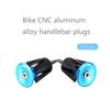 1 Pair Bike   Aluminum Handlebar Grips   Plug Handle Bar   End Plugs Blue