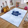 Toronto Maple Leafs Logo Rug Patterned Carpet, Non Slip Mat Suitable for Living Room and Bedroom Sofas