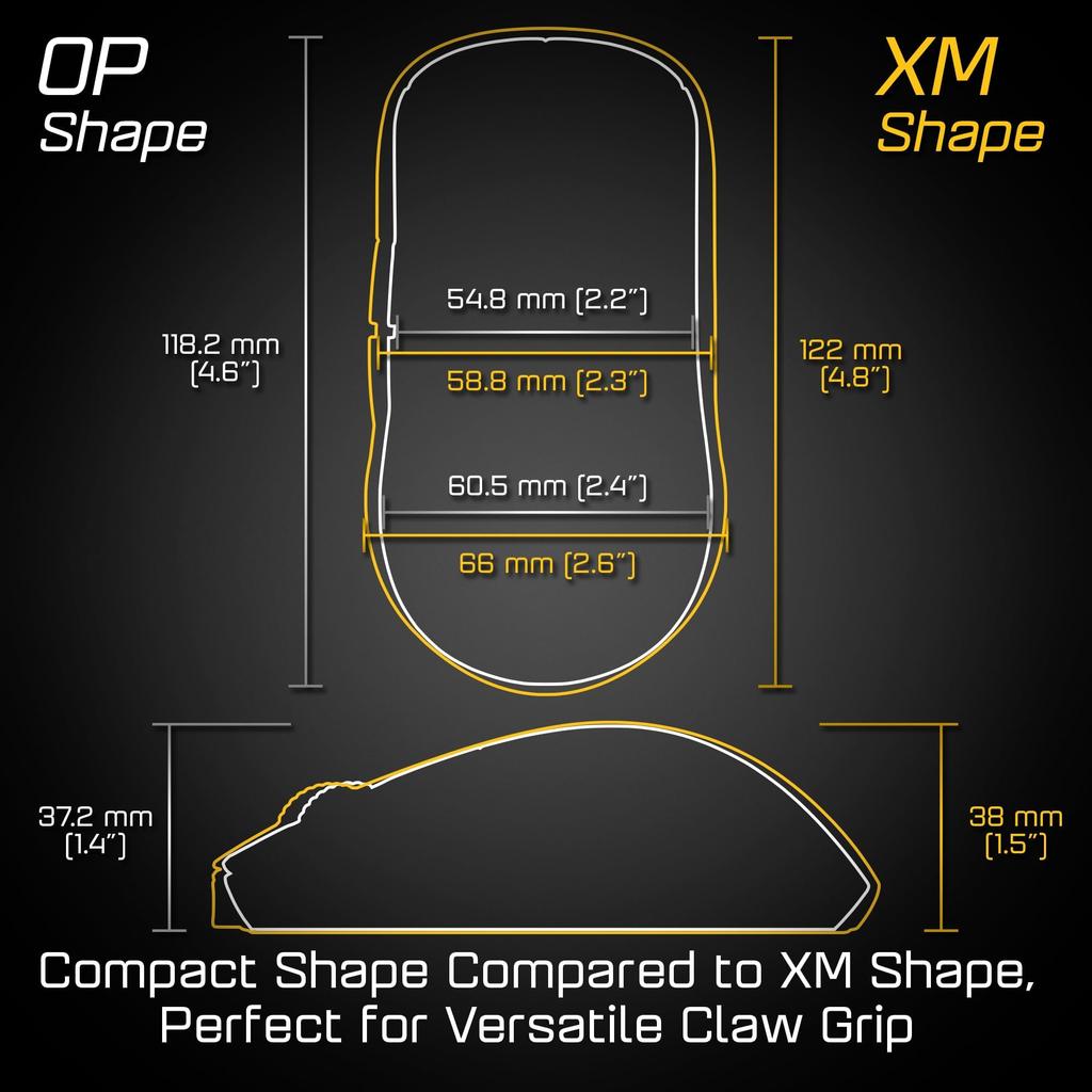 Endgame Gear OP1 RGB Wired Gaming Mouse (White Frost)