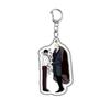 Cartoon Anime Anastasia Acrylic Keychain Fashion Students Y2K Cartoon Charm Backpack Keyring Jewelry Accessories Gift for Friend