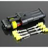 2 3 4 Pin Waterproof Electrical Wire Connector Car Truck Terminal Plug 15 Sets