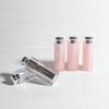 2.5g Mini Empty Lipstick Tube, Transparent Silver Powder Lip Balm Container, Cosmetic Packaging for DIY Lip Gloss