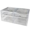 Transparent Dustproof Makeup Organizer with Drawers