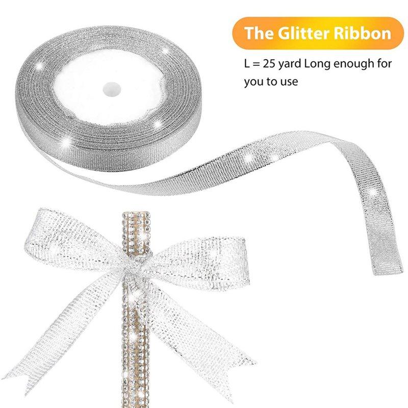 2025 Trend Candy Caramel Sticks And Bags- 36 Pack 36 Bags, 36 Sticks, 1 Glitter Ribbon Making Kit