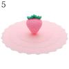 10cm Cartoon Cute Silicone Cup Cover Heat-resistant Leak Proof Sealed Lids Cap Reusable Dustproof Cup Cover Cup Accessories