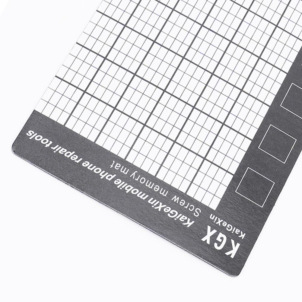 Memory Chart Work Pad Universal Screw Memory Pad Magnetic Storage Pad Large Magnetic Mat Disassembly Repair Work Mat for Screws