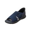 [Pansy] 4447 Open-toe shoes for women, 3E width, mesh knit, 24.5cm, navy.
