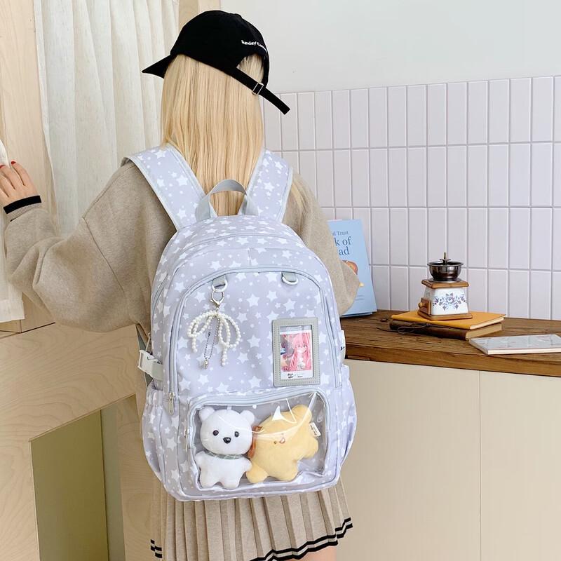 Batoh Carlog s roztomilým potiskem hvězd