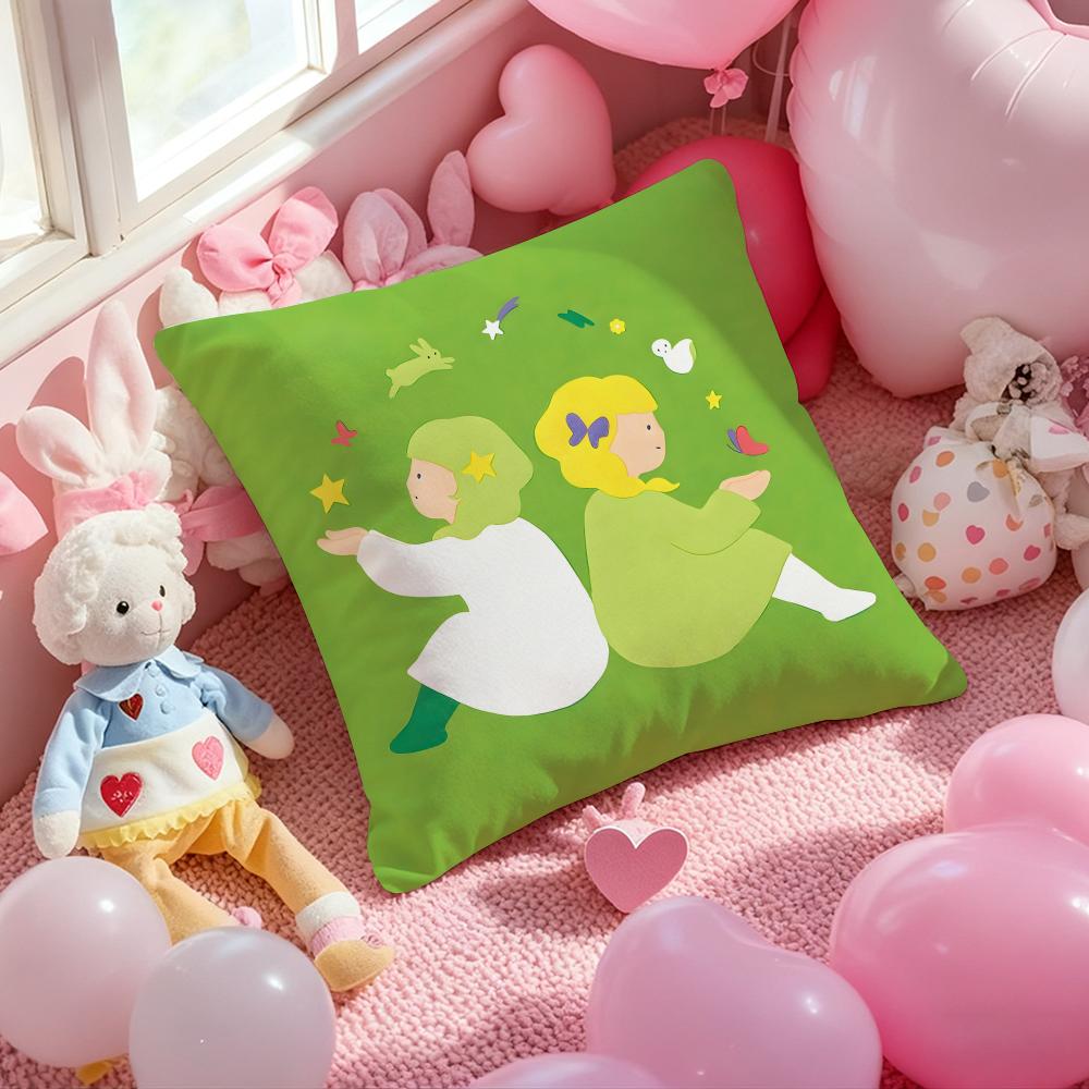 Aoyama Kazuyo ART Cushion Cover Pattern Printed Pillowcase for Living Room Sofa Cushion Cover & Bedroom Decor