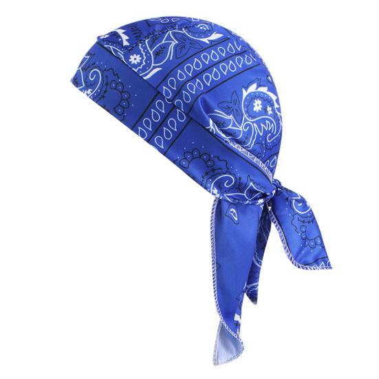 Cappello da Pirata in Tessuto Traspirante con Stampa di Anacardi Poliestere Spandex 1 Pezzo