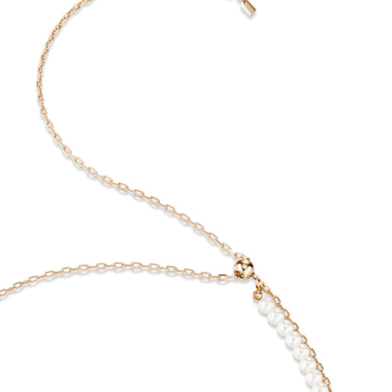 De NOBLE THE LABEL PEARL LINE CONTROLLING NECKLACE