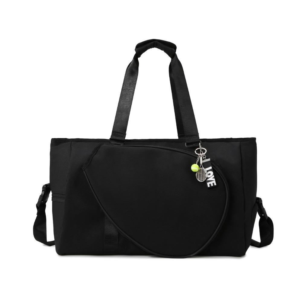 Large Capacity Badminton Rackets Bag Multifunctional Sports Handbag New Tennis Handbag чёрный