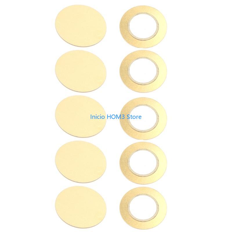A5YD Pack Of 10 27mm Piezo Ceramic Buzzer Disc For Alarms And Timers Electronic Devices With High Sensitivity And Durability