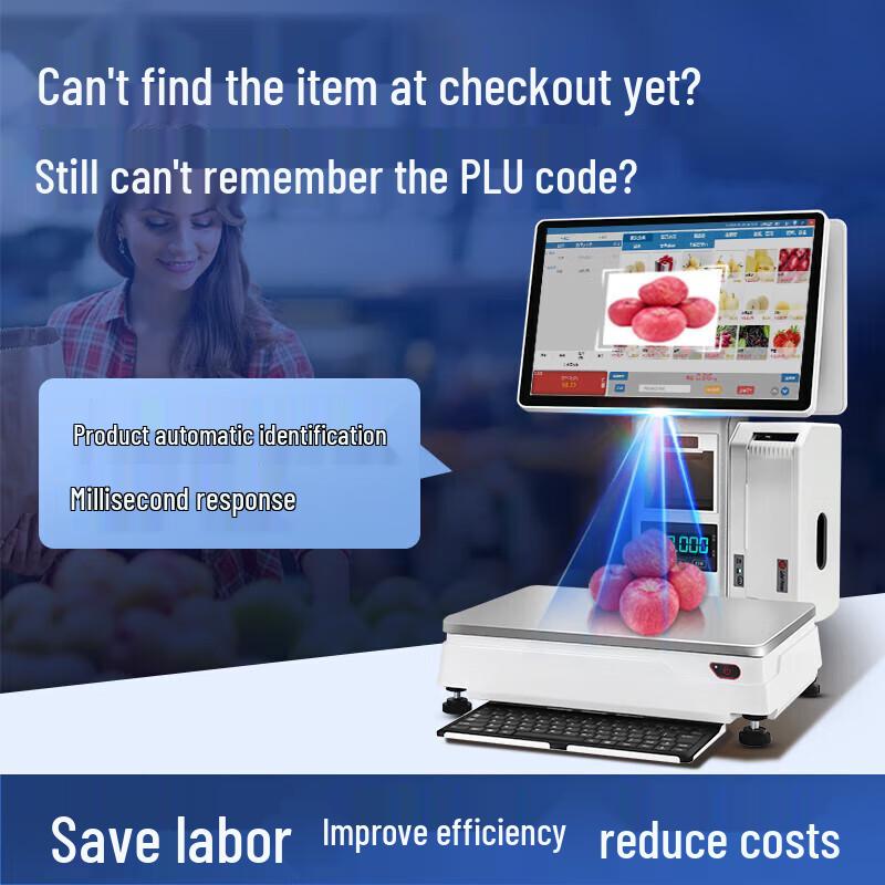 AI Recognition Smart Scale POS System (CN Version)
