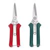 Stainless Steel Outdoor 190mm Straight End Pruning Scissors With Anti Slip Handle, Bonsai Garden Gardening High Branch Scissors