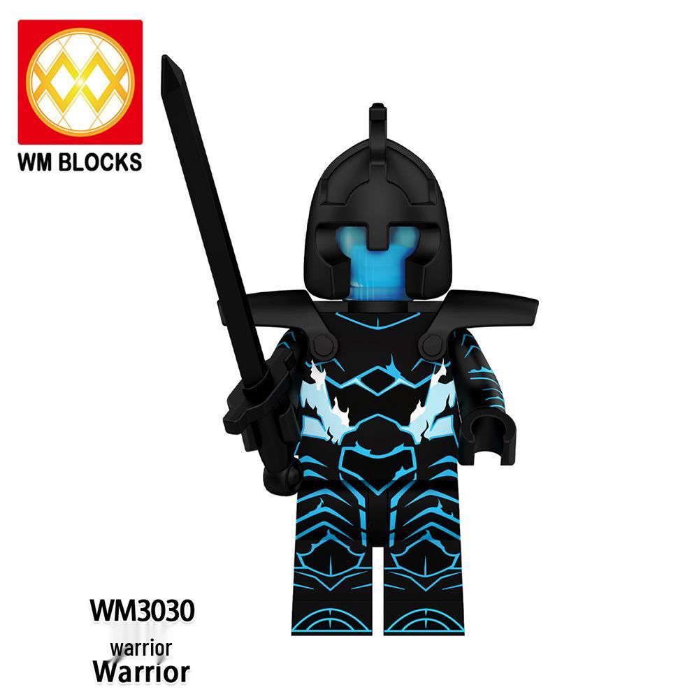 WM6221 Anime Series Children s Assembly Figure Building Blocks Toys, Models 3027-3034.