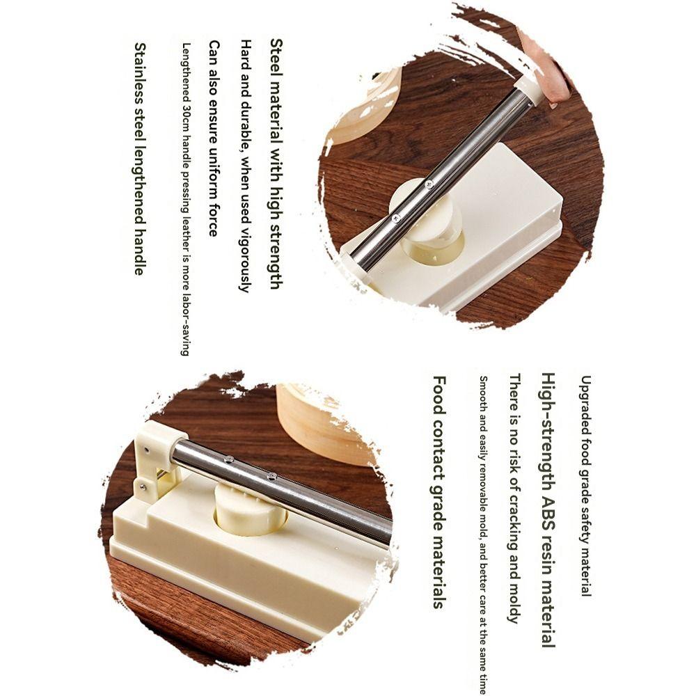 Non-stick Sweet Green Rice Balls Skin Molds Hand Press Dough Press Maker  Kitchen Gadgets