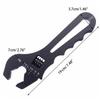 Portable AN Hose Fitting Adjustable Wrench Spanner Lightweight Aluminum Alloy 3AN-16AN Manual Repair Tool Red/Blue/Black