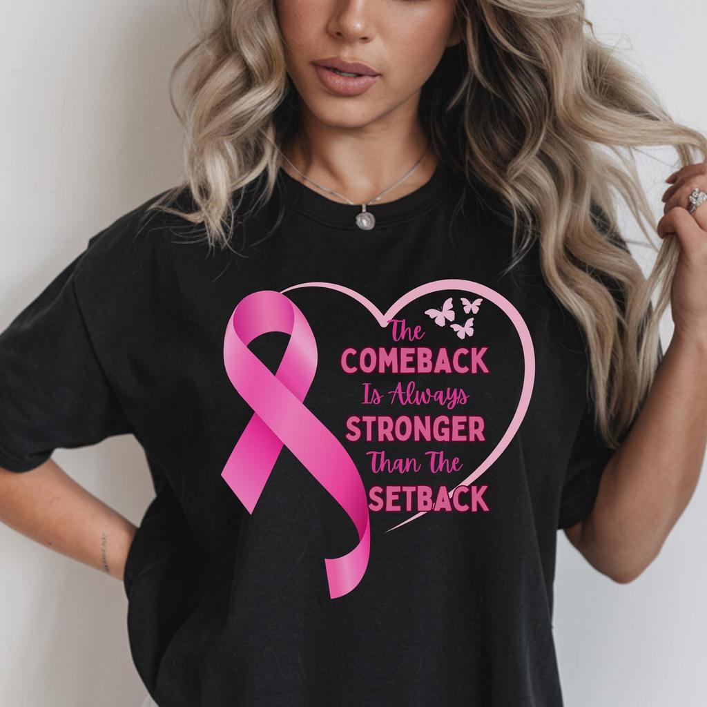 Breast Cancer Awareness T-Shirt: Pink Ribbon Survivor Tee