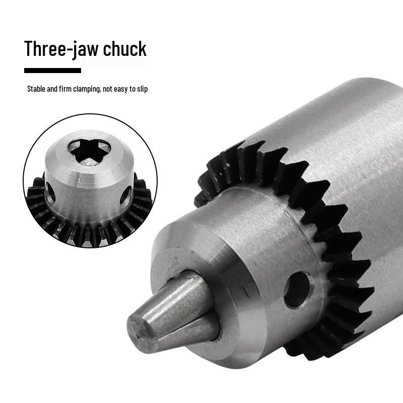 Precision Mini Drill Chuck with Collet Clamp (0.3-4MM) for Micro Electric Grinder