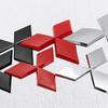 ABS Car Front Rear Badge Grille Emblem for Mitsubishi Outlander Ralliart Lancer ASX Pajero Eclipse Delica EVO Grandis Colt