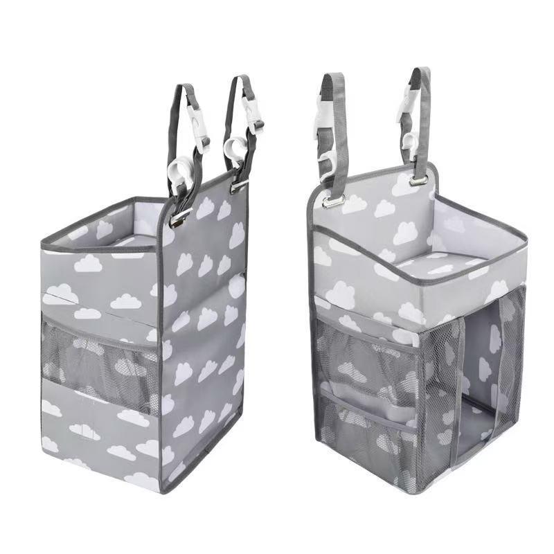 Baby Crib Hanging Storage Bag for Nursery Essentials Storage Bag