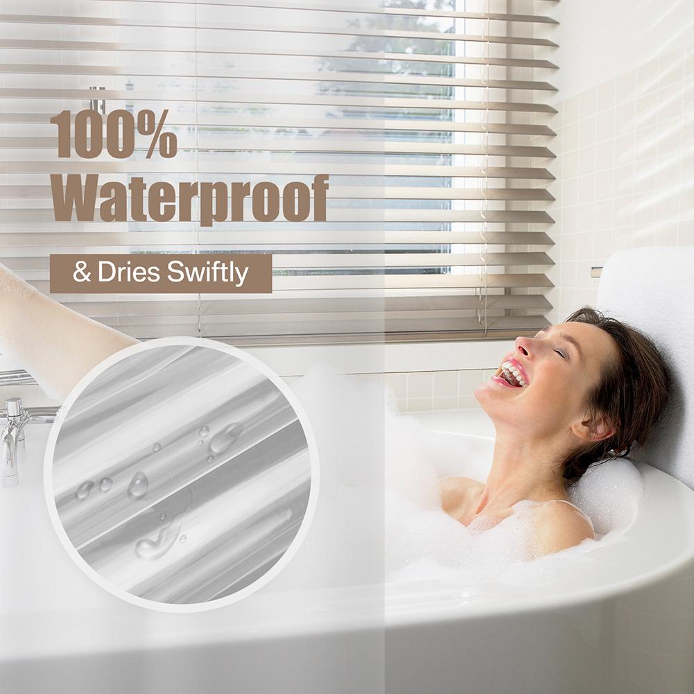 180cm/200cm Clear Shower Curtain Premium PEVA Shower Liner with Rustproof Grommets Magnets Bathroom Waterproof Curtains