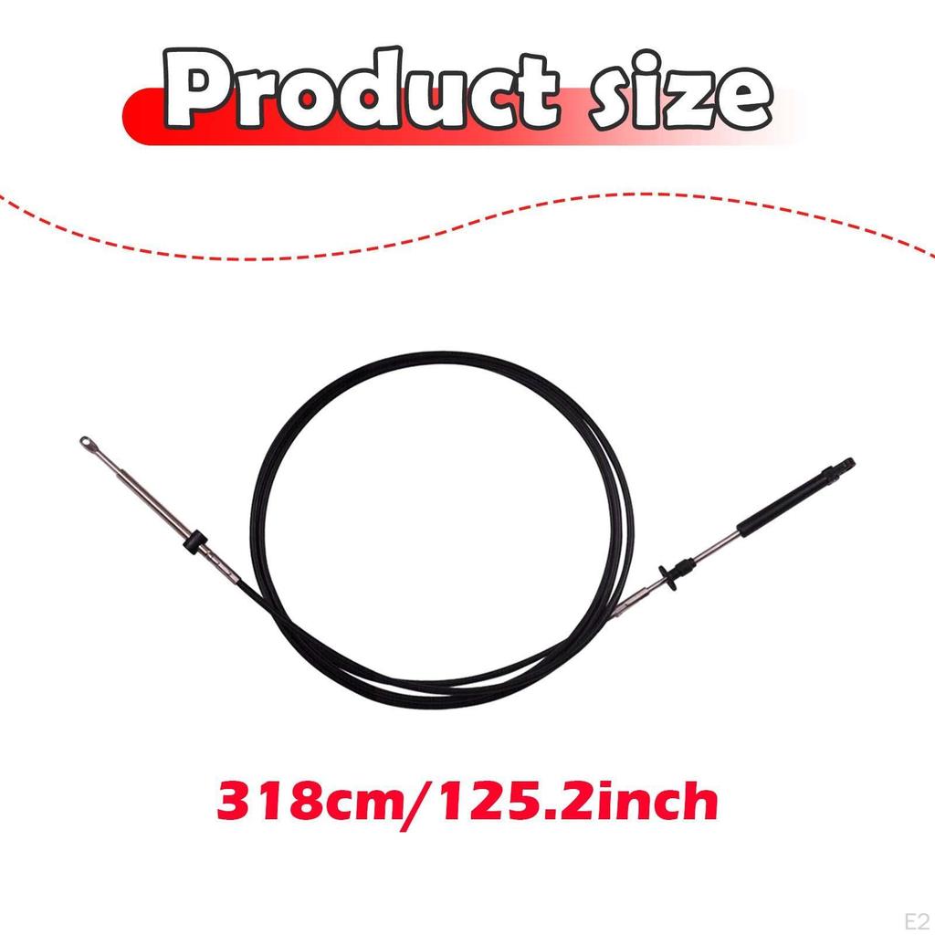 0173112 173112 Boat Throttle Shift Control Cable 12.5ft Sturdy Convenient Installation Replacement