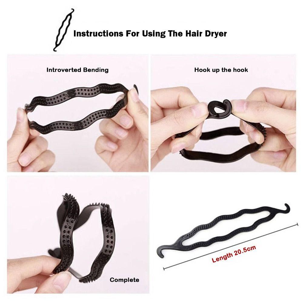 4Pcs/Set Tail Comb Hair Styling Set Pin Design Braiding Pulling Kit French Braid Loop  Home Salon