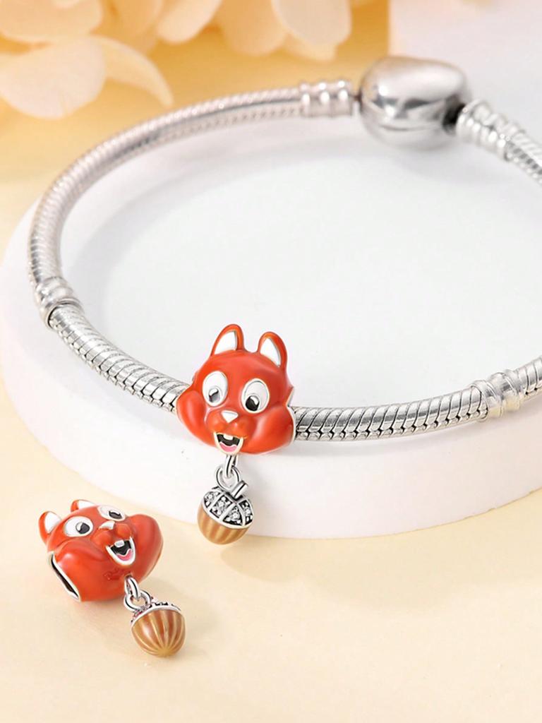 Cheese Mouse Cute Cat Beads Charm Copper Plated Fit Charms Copperoriginal Bracelet For Jewelry Making Diy Charm