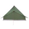 Tipi Tent with Roof and Storage Green 364 x 281 x 257 cm Taffeta
