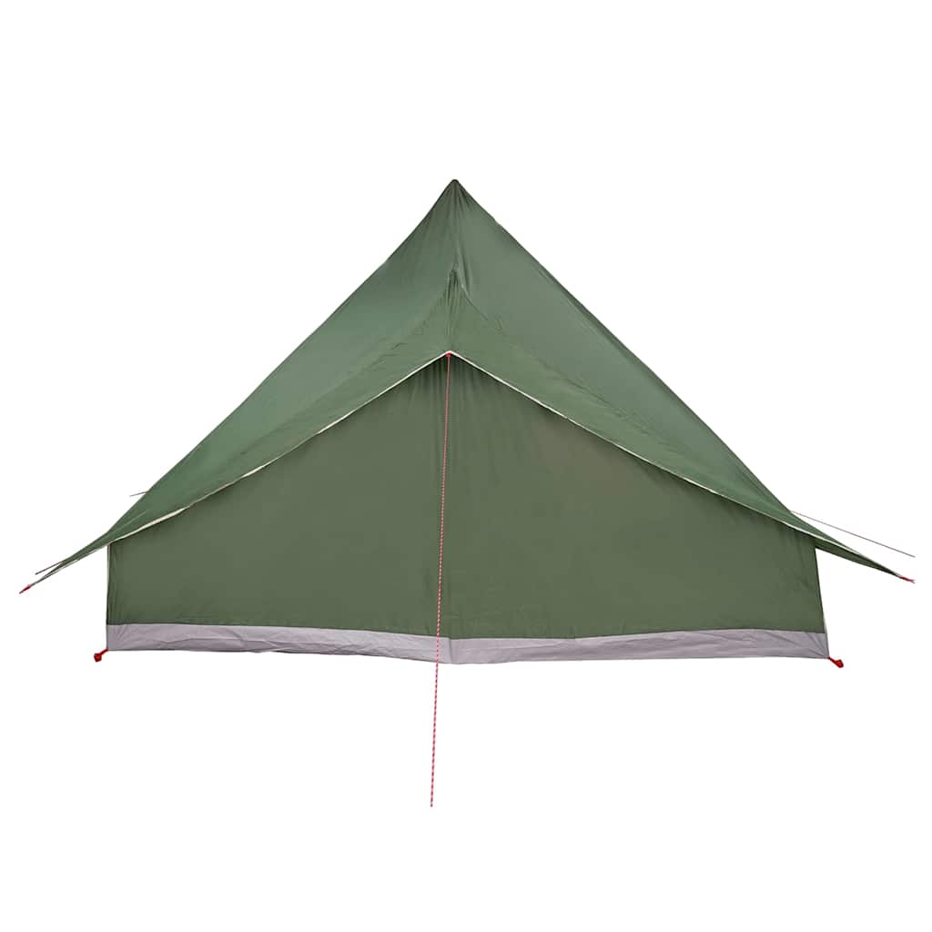 Tipi Tent with Roof and Storage Green 364 x 281 x 257 cm Taffeta