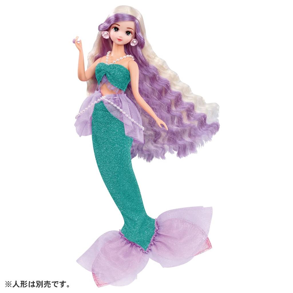 Takara Tomy Licca-chan Dress #Licca #Mermaid Beach Wear Dress-Up Pretend Play Toy for Ages 3 and Up