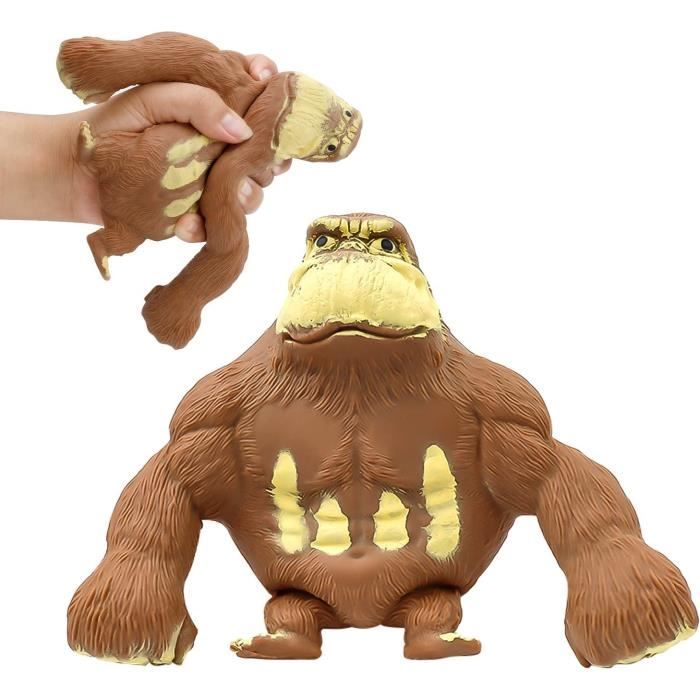 Jouet Anti-Stress - MONKEYMAN - Figurine Gorille Élastique - Déformable - Pour Enfants à Partir de 3 Ans