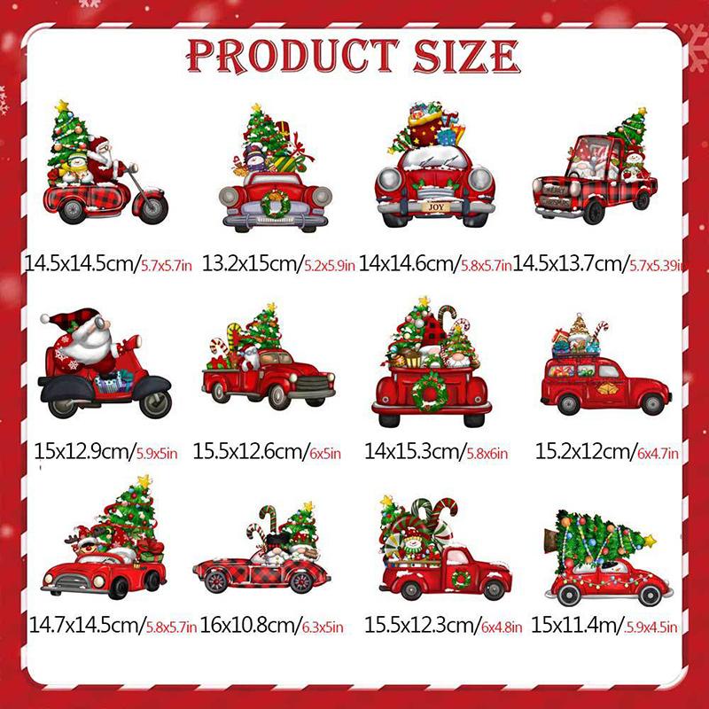 Magnetic Christmas Tree For Refrigerator Door Decor With Santa Reindeer Holiday Magnets Festive Fridge Metal Garage Stickers