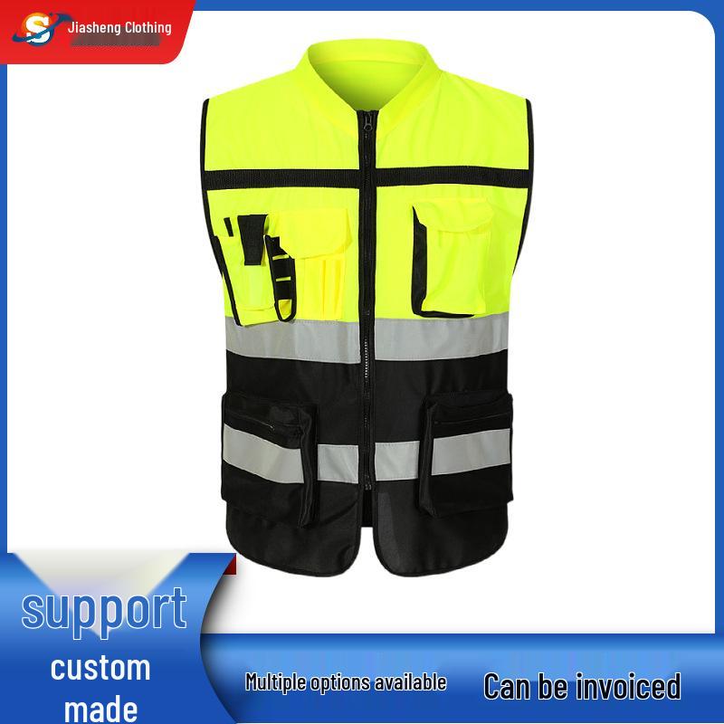 Reflective Safety Vest for Traffic, Construction, and Riding