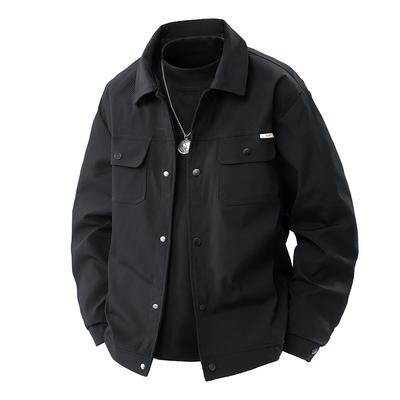 New Jacket for Men's Outdoor Casual Sports Jacket Fashionable Lapel Comfortable Windproof Versatile Spring and Autumn