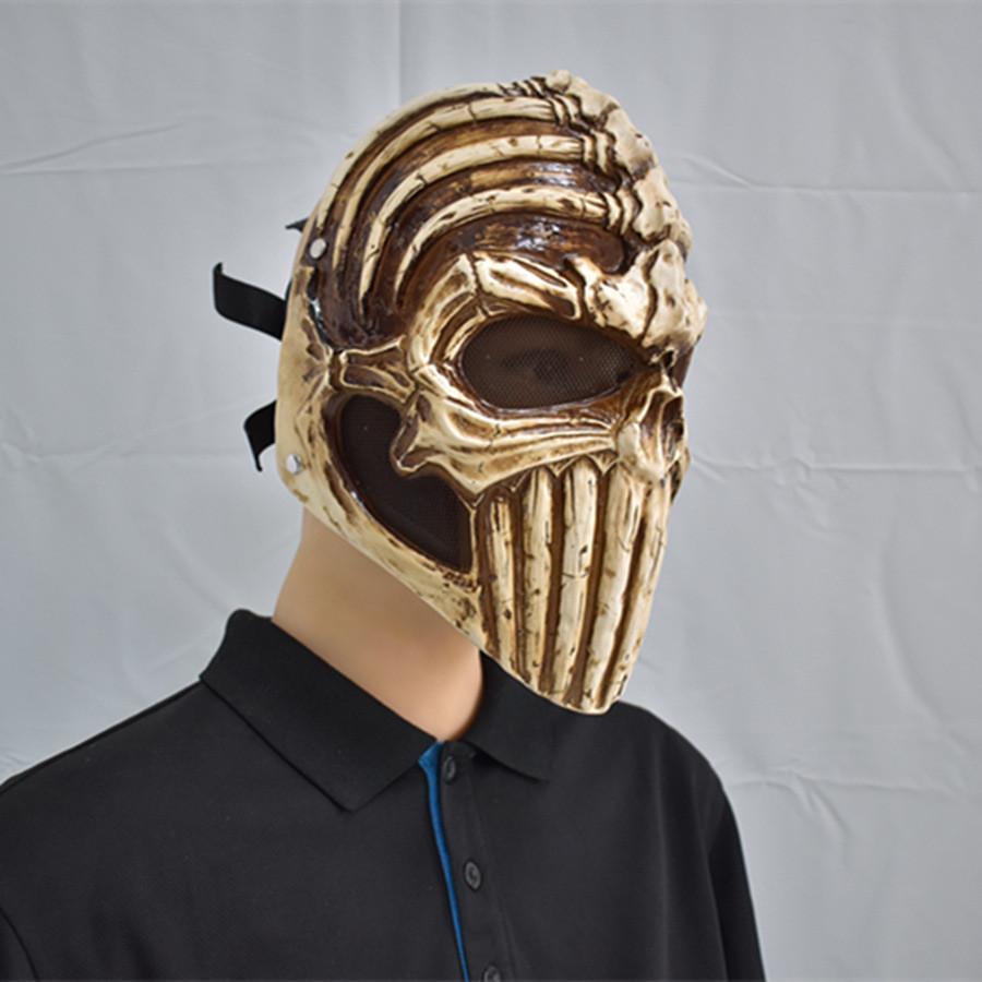 Resin Skull Sinister Mask For Halloween Costumes And Creative Festive Fun