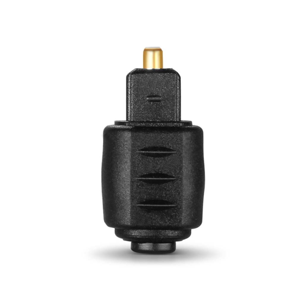to Male Fiber Optic Adapter Audio Connector Digital Optical Cable Adapter Toslink Plug Converter