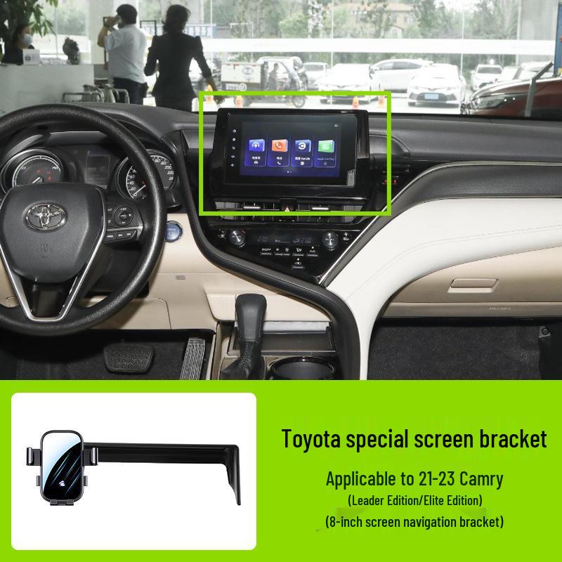 Toyota Auto-Bildschirm Handyhalter - Horizontale Stumme Spiegel-Navigationshalterung