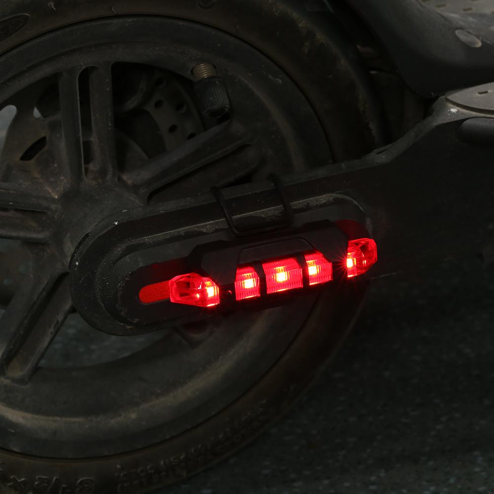 Plastic Scooter LED Flash Lamp Electric Scooter Warning Light Night Cycling Safety Flashlight Accessories for M365 Pro