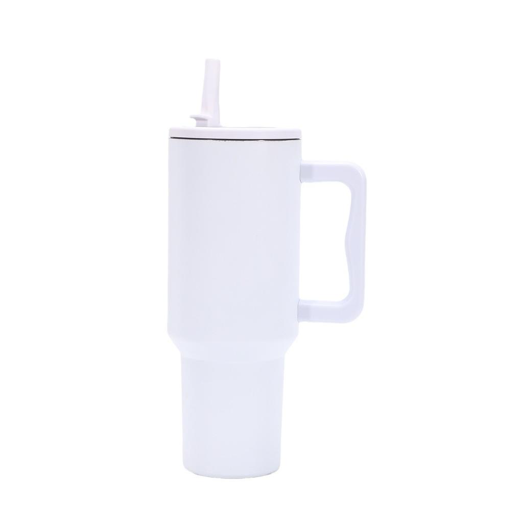 Simple third-generation 10oz car cup Big Mac cold handle ice cup large-capacity portable thermal insulation water cup