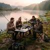 Ensemble camping pliant - SPRINGOS - Valisette pliable - 4 chaises - Réglable 3 positions - Prémonté