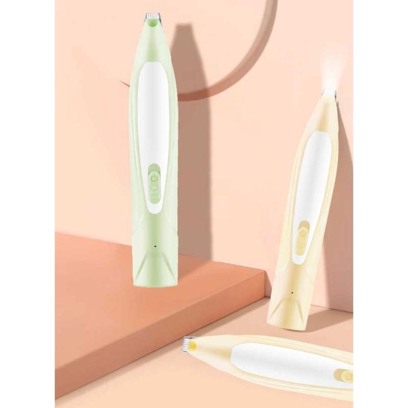 Cat Grooming Shaver with Light Low Noise USB Rechargeable Shaver Pet Hair Trimmers Set Suitable for Dogs Cats Long Hair