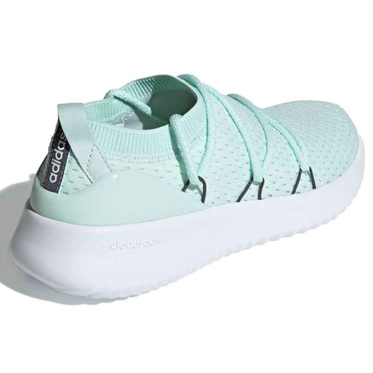 Adidas Neo Ultimafusion Comfortable Simple Shock Absorption Low Top Casual Shoes Women Casual Shoes Light-Green White F34517