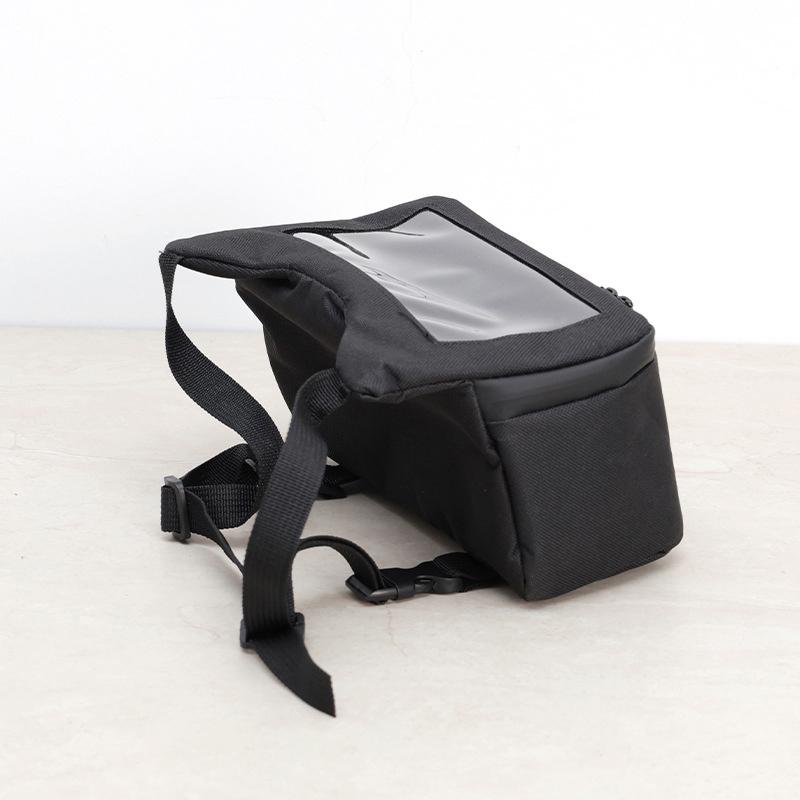 Vordere Motorradtasche Touchscreen Wasserdicht Fahrradnavigation Lenkeraufbewahrung Hüfttasche Lenkertasche Tragbar Für Vespa Hik