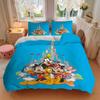 3pcs Disney Characters Quilt Set Soft and Comfortable Bedroom, Guest Room and Dorm Decor Bedding Set W019
