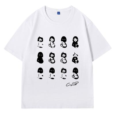 Raper Drake Merch z albumu Koszulka Męska Odzież Harajuku Koszulka Hip Hop Letnia Wysoka Jakość Moda Oversize Tee Streetwear
