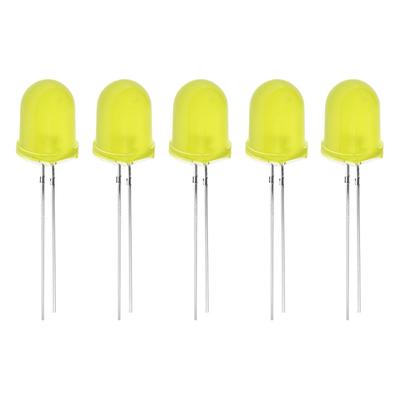 20 SZTUK Diod LED 10MM Biała Czerwona Żółta Niebieska Zielona Diody LED F10