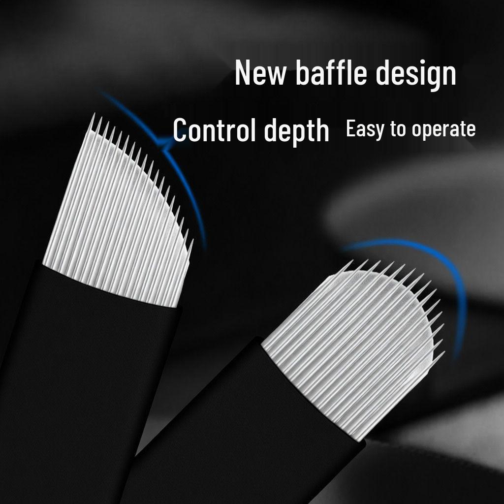Microblading U-Shaped 18-Needle Curved Blade for Eyebrow Precision
